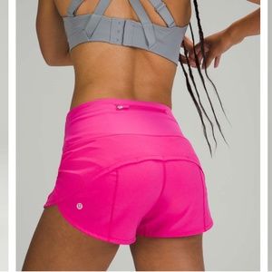 Lululemon Speed Up High Rise 2.5 Inch Sonic Pink size 10
